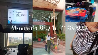 Womens day in IT Sector Spend a day with me at gurugram India womenintech womensday gurgaonncr [upl. by Ocinom504]