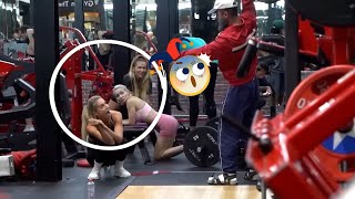 CRAZY CLEANER shocks GIRLS in a GYM prank 6  Aesthetics in Public shorts ytshorts [upl. by Elletnahs]