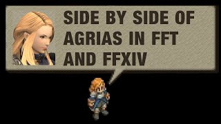 agrias sword skills in tactics vs her in ffxiv 【FFT X FF14】 [upl. by Tull]