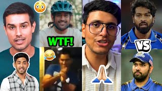 NO WAY He ACTUALLY did it…🤣 Rohit Vs Hardik Dhruv Rathee amp Thugesh Triggered Insaan MS Dhoni [upl. by Nerrat]