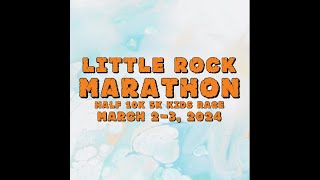 2024 Little Rock Marathon amp Half Marathon [upl. by Anirod]