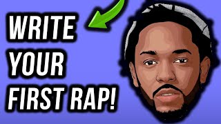 How To Write A Rap Your First Verse In Under 11 Minutes StepByStep [upl. by Ingunna]