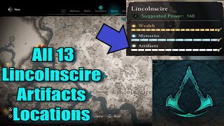 Assassins Creed Valhalla All Lincolnscire Artifacts Locations guide [upl. by Aniela529]