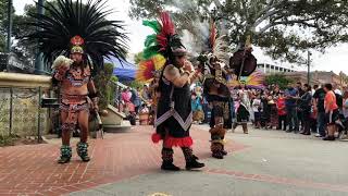 Xipe Totec Aztec Dancers  Placita Olvera [upl. by Yseult591]