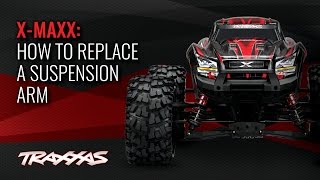 How to Replace a Suspension Arm  Traxxas XMaxx [upl. by Budge555]