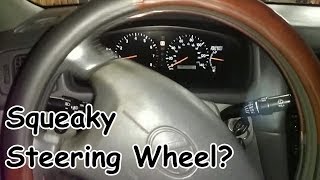 How To Fix a Squeaky Steering Wheel Toyota amp Lexus Steering Column Boot [upl. by Dominik588]