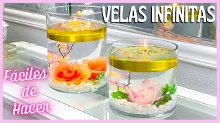 Como hacer Velas Infinitas que nunca se apagan  Manualidades Fáciles  DIY [upl. by Myrah366]