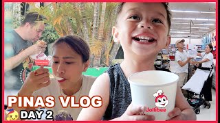 SHOPPING FOR NOCHE BUENA FIRST JOLLIBEE THIS TRIP PINAS VLOG DAY 2 ❤️  rhazevlogs [upl. by Rhiamon]