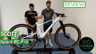 Bikes 2022 Scott Spark RC Pro  Ausführliches Review ConRad [upl. by Ahtamat340]