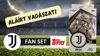 Topps Juventus Fan Set 202324 ⚽ Aláírt vadászat [upl. by Halas948]