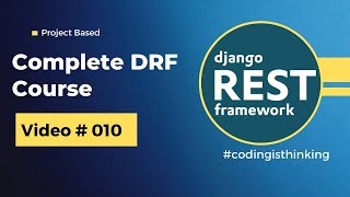 Django Rest CRUD API  Serializer  POST PUT amp DELETE  Django CRUD API  English [upl. by Favata]