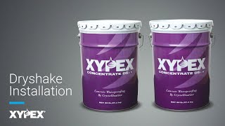 Xypex DSSeries  Dryshake Installation HD [upl. by Yznel]