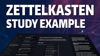 Zettelkasten Study Session Cognitive Load Theory [upl. by Kingsly763]