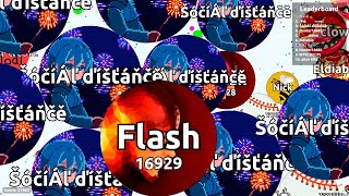 The Flash Fastest Takeover in Agario [upl. by Glick]