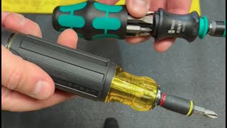 New Klein 141 HVAC Screwdriver vs Wera 81841 [upl. by Kathye404]