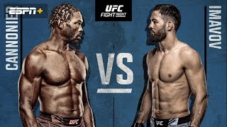 UFC LOUISVILLE CANNONIER vs IMAVOV  Análisis y predicciones [upl. by Leirrad]