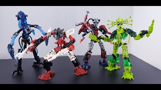 Lego Bionicle MOC PreMutated Barraki  Quadruple Showdown [upl. by Blanchard249]