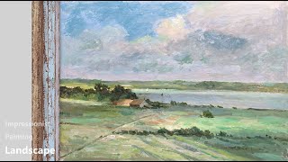 Edward Seago  Acrylic Painting  Impressionist Landscape [upl. by Elleunamme321]