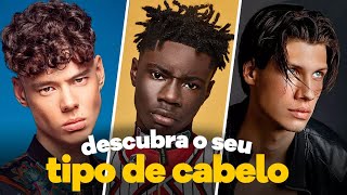 como saber meu TIPO DE CABELO Conheça os tipo de CABELOS MASCULINOS  glow up masculino 2024 [upl. by Yettie]