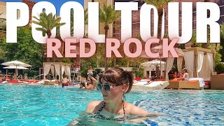 RED ROCK RESORT POOL TOUR LAS VEGAS [upl. by Opal]