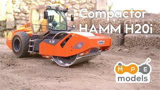 Compactor Roller HAMM H20i  MPE MODELS  RC Construction [upl. by Ruford760]