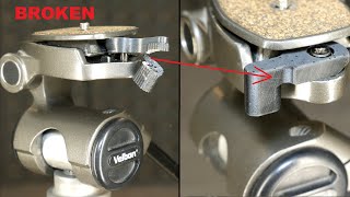 How to Repair Velbon tripod Lever DIY [upl. by Gillead495]