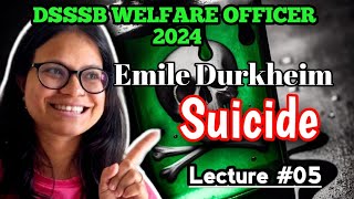 Emile Durkheim II Types of Suicide II Sociology [upl. by Yehus]