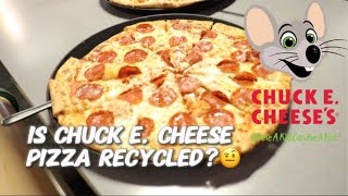 Is Chuck E Cheese pizza recycled🤨 [upl. by Sherj]