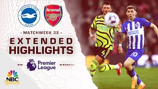 Brighton v Arsenal  PREMIER LEAGUE HIGHLIGHTS  462024  NBC Sports [upl. by Arbmat663]