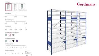 Hylleplanlegger  Bygg din egen Hylle  Gerdmans [upl. by Lanoil972]