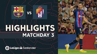 Resumen de FC Barcelona vs Real Valladolid 40 [upl. by Robyn]