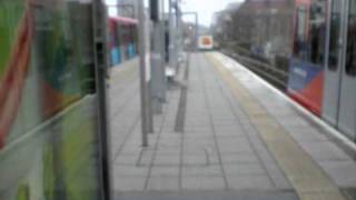 DLR B92 Stock trains at Shadwell [upl. by Lipcombe]