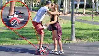 PICKING UP GIRLS USING A HOVERBOARD PRANK  HoomanTV [upl. by Uria865]