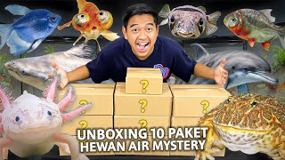 UNBOXING 10 PAKET ISI HEWAN AIR MISTERIUS SEKALIGUS DAPETNYA ANEHANEH [upl. by Pressman]