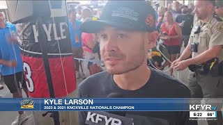 Kyle Larson returns to the Knoxville Nationals [upl. by Charin]