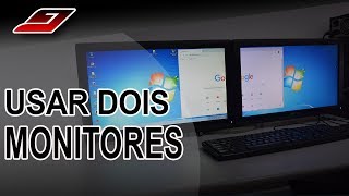 Como usar DOIS MONITORES no MESMO PC  Guajenet [upl. by Zetes894]