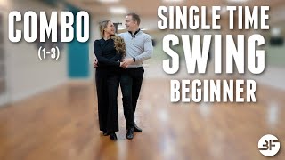 Single Time Swing Moves  SwingJitterbug Combo 13 [upl. by Loma764]