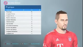 PES 2019 FRANCK RIBERY FACE [upl. by Tosch]