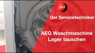 Lagerwechsel einer AEG Waschmaschine [upl. by Adriana]