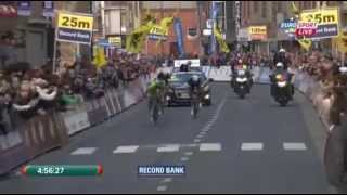 E3 Harelbeke 2014  Peter Sagan  finish [upl. by Dnaltiac]