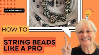 Making A Stunning Necklace With Blown Glass Beads [upl. by Therine]