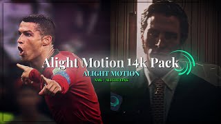 Alight Motion Mega 14K Pack  SHAKES  CC  TEXT ANIMATIONS  TRANSITIONS  OVERLAYS  XML amp LINK [upl. by Nivrac]