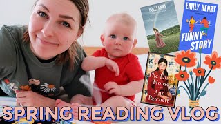 Reading Books with Flowers on the Cover 🌼🌸🌻🌹🌺  SPRING READING VLOG amp Mothers Day Weekend [upl. by Anneirda]