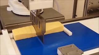 robotic cutting 3D profiling and portioning cheese [upl. by Barimah]