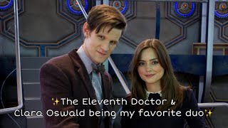 The Eleventh Doctor amp Clara Oswald being my favorite duo  Scene Pack [upl. by Adeirf]