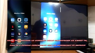 Trasmettere lo schermo del cellulare su Smart TV Fire TV e Chromecast con lo screencast di Android [upl. by Laved257]