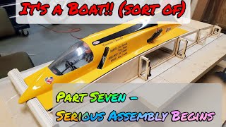 Assembly Begins Part Seven  RC Hydroplane Kit Build  The Center Section [upl. by Clintock149]