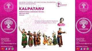 Academy Of Indian Dances  Kalpataru International Dance Day Festival 2021  Bhataranatyam [upl. by Oulman]