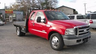 2006 Ford F350 Dually Super Duty XLT Flatbed Powerstroke Review [upl. by Ahsaf]