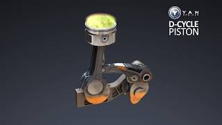 DCycle Piston by YAN ENGINES [upl. by Jonah987]